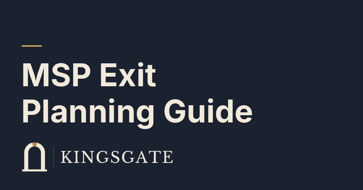 Planning Your MSP Exit: Where to Start